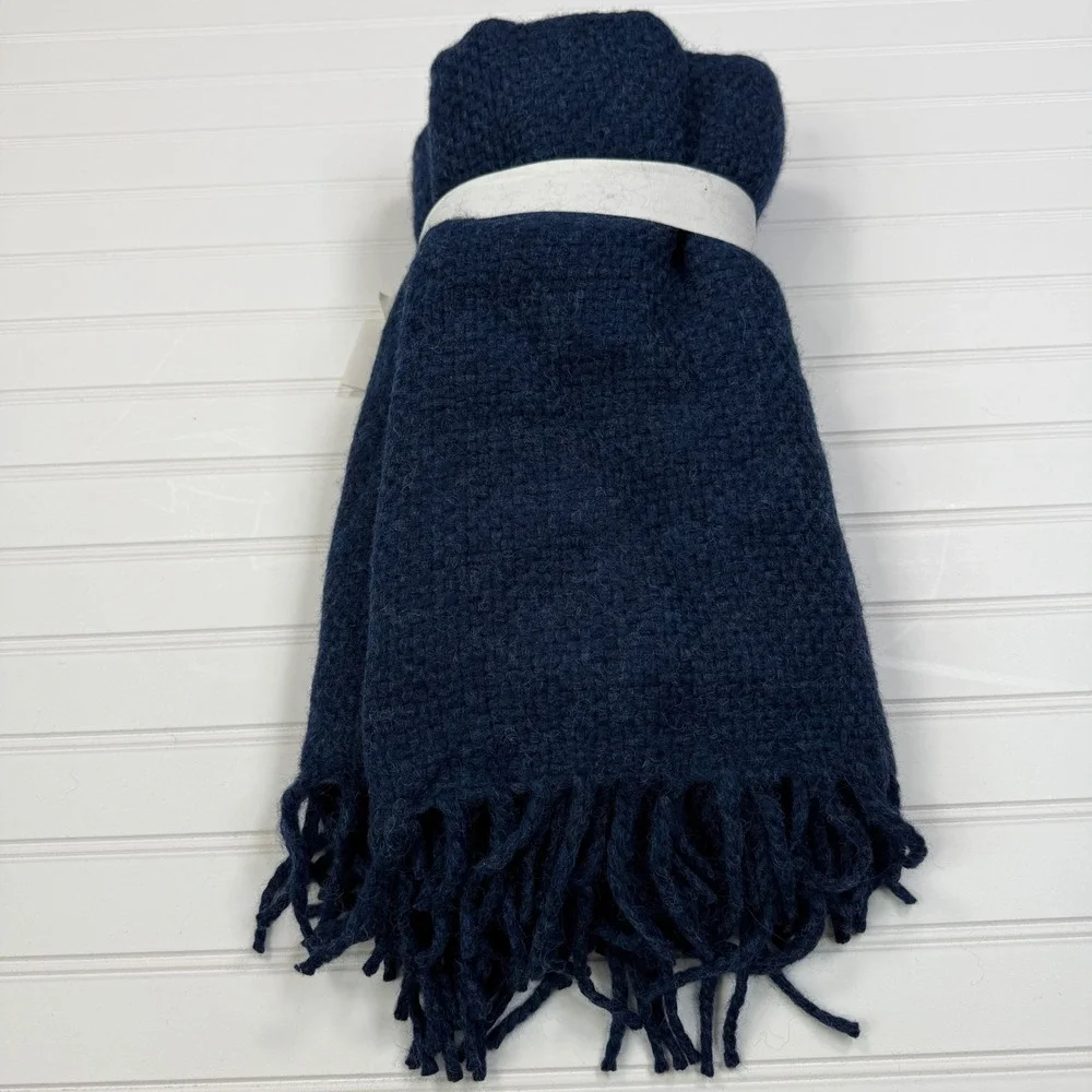 Cozy Earth Lucia Throw Alpaca Wool Indigo 50